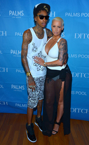 Wiz Khalifa And Amber Rose Are Married E News Wiz Khalifa Amber Rose